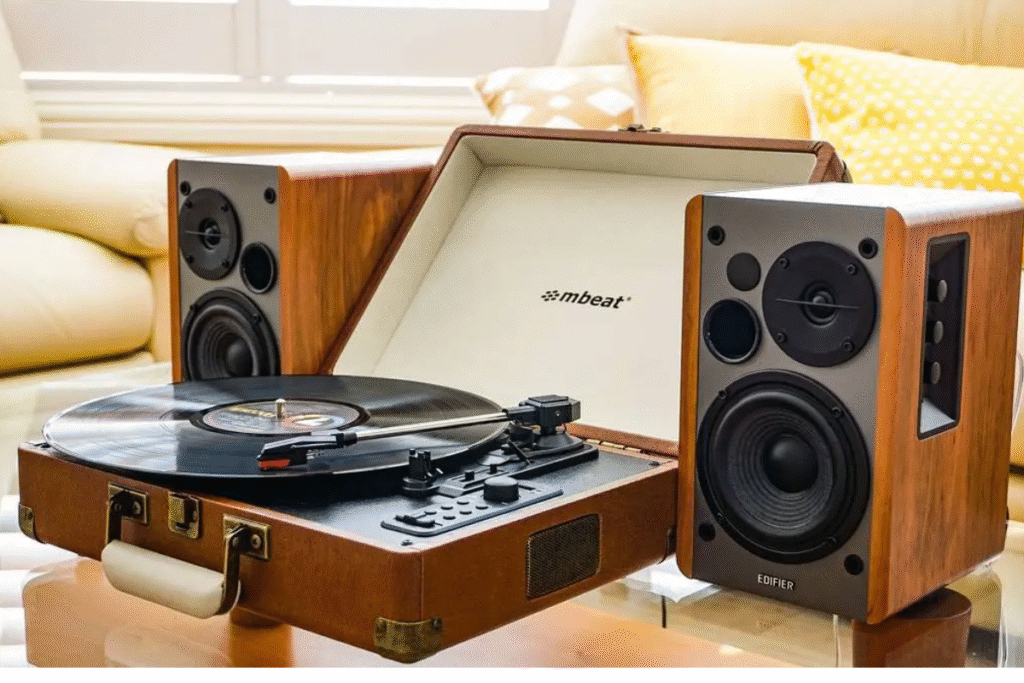 turntable with speakers